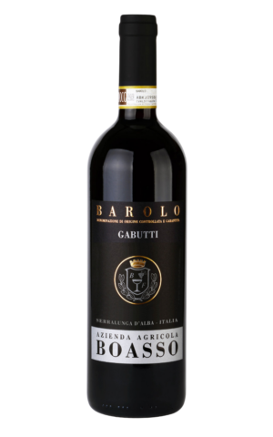 Bottiglia di Barolo Gabutti DOCG 2020 della cantina Boasso Franco