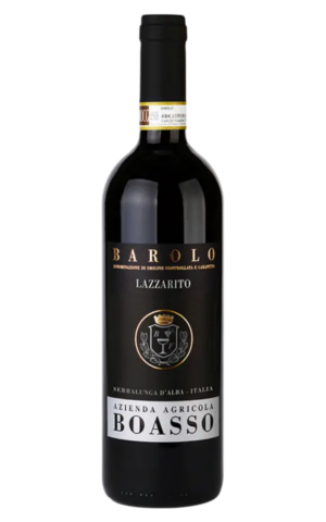 Bottiglia di Barolo Lazzarito DOCG 2020 della cantina Boasso Franco