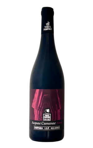 Acquae Cumanae Aglianico IGP 2023 Tenuta Pampinus bottiglia vino rosso Campania Campi Flegrei