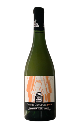 Acquae Cumanae Greco IGP 2024 Tenuta Pampinus bottiglia vino bianco Campi Flegrei