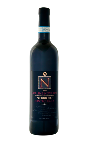 Colline Novaresi DOC Nebbiolo 2019 Fontechiara bottiglia fronte vino rosso Alto Piemonte