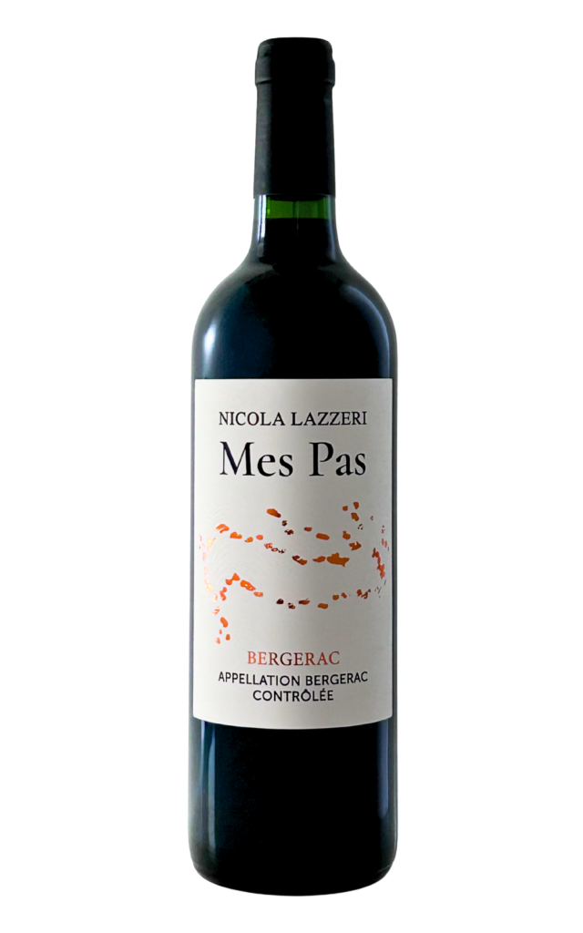 Bottiglia Mes Pas Bergerac AOC 2021 di Domaine Lazzeri